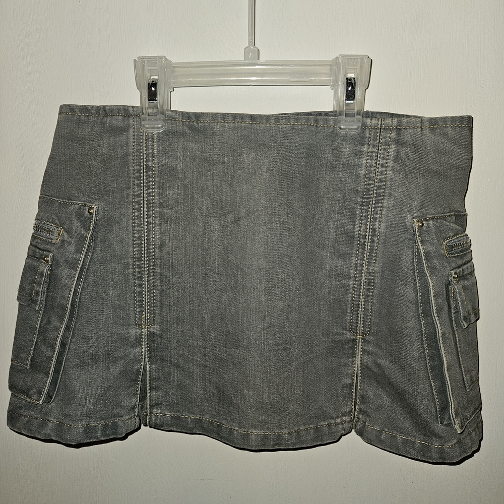 Billabong Gray Mini Skirt - Picture 2 of 4